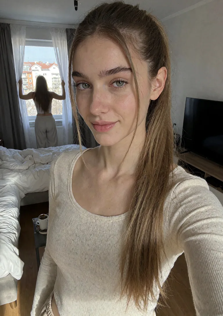 Mila — petit moment calme avant que la journée commence ☕ (2 of 3)